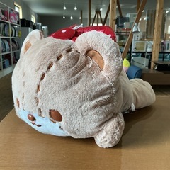ふわふわ超BIG‼️タイニーチャム🎀Sanrioサンリオハローキティのお友達💕ぬいぐるみフワフワ抱っこ可愛い❤️茶色•赤•白の画像