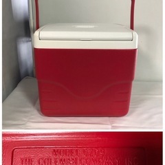 天）コールマン クーラーボックス 赤　6209の画像