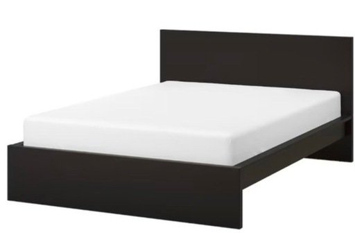 ダブルベッド　マルム　　IKEA