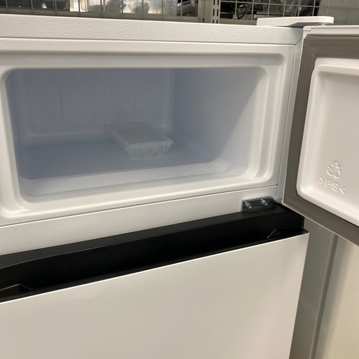 9/7値下げしました！?人気?2023年製 Hisense 87L冷蔵庫 HR-B91HW 右開き 2ドア コンパクト No.7019