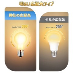 新品！DSLeben LED電球 口金直径17mm 広配光 50W形相当 電球色 ミニランプ形電球 省エネ 断熱材施工器具対応 調光器非対応 台所 リビング ダイニング 4個入の画像