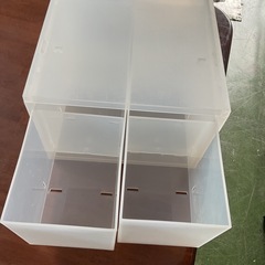 小さめ収納ケース　中古の画像