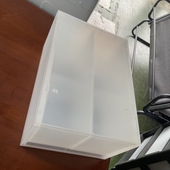 小さめ収納ケース　中古の画像