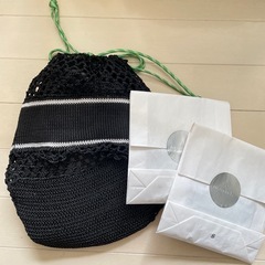 新品ニコアンド巾着／プレートキーホルダーの画像