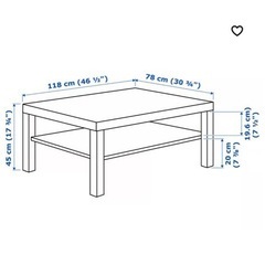 IKEA製ローテーブルの画像