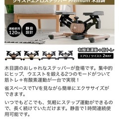 ツイストエアロステッパーPremium 木目調の画像