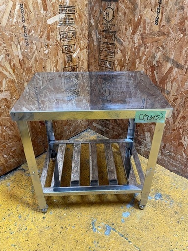 C(7434) 業務用 コンロ台 ガス台 ステンレス Ｗ600Ｄ450Ｈ650ｍｍ 作業台 店舗 飲食店 厨房 中古品 直接引き取り歓迎 大阪