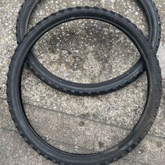 24インチ（24×1.95 ・ ETRTO表記　53/507）中古タイヤ 2本セットの画像