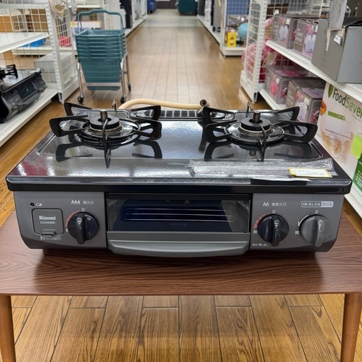 リユースのサカイ東金店　 Rinnaiガステーブル　21年製　都市ガス用　TJ14252