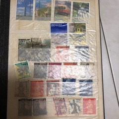 使用済み　切手（帳）の画像