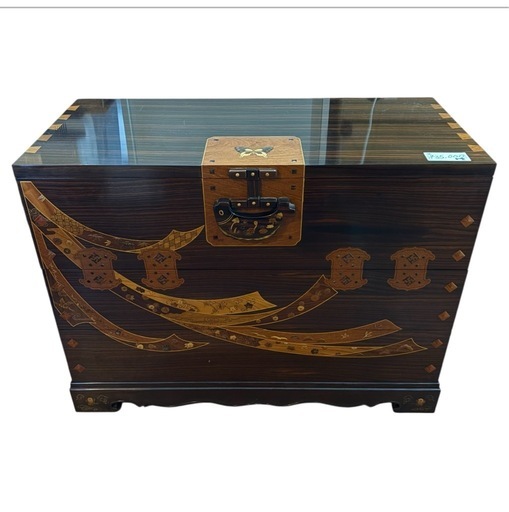 美品■精密木象嵌細工/寄木細工■伝統工芸品■チェスト■黒檀/紫檀/花梨■紅葉/和柄■七宝/菊/雲/菱文様■高級■唐木家具