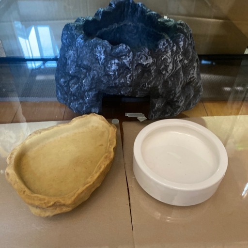 【爬虫類ケージ
飼育５点セット】エキゾテラ  グラステラリウム6030 /コンパクトトップ60　爬虫類飼育ケージ