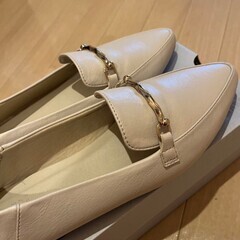 ABCマート　ローファー　アイボリー　Lサイズ(24cm)の画像