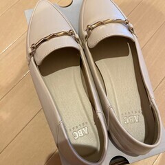 ABCマート　ローファー　アイボリー　Lサイズ(24cm)の画像