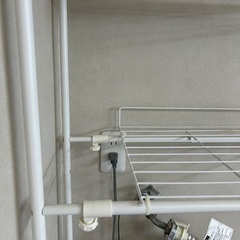 洗濯機上のラック　USED美品　500円の画像