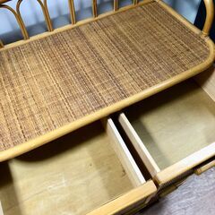 かわいい〜✨　ラタンチェスト　藤家具　大きいサイズ♪の画像