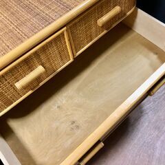 かわいい〜✨　ラタンチェスト　藤家具　大きいサイズ♪の画像