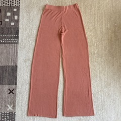 ZARA ザラ　リブストレートパンツ L 秋服★辻堂まで！の画像