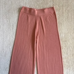 ZARA ザラ　リブストレートパンツ L 秋服★辻堂まで！の画像