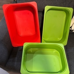 IKEA　TROFAST トロファスト 収納ボックス 3点セットの画像