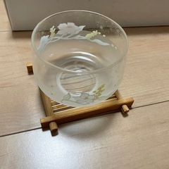 来客用 カップ ガラス ソーサー付きの画像