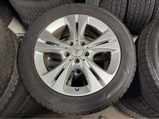 メルセデス・ベンツ C200　中古純正アルミ付スタッドレス4本セットお引き取り限定