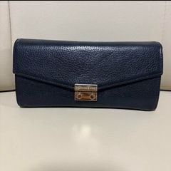  パトリックコックス長財布 牛革 ブラック×ピンクの画像