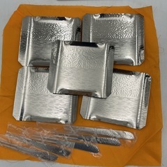 銘々皿　小皿&フォークの画像