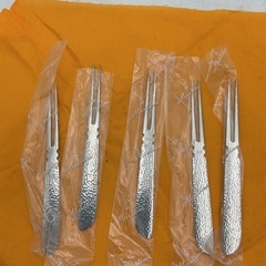 銘々皿　小皿&フォークの画像
