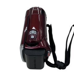 186001 現状品 JVC ジェーブイシー ビデオカメラ Everio GZ-HM450-R  レッド 付属品付き [250528HM220279]の画像