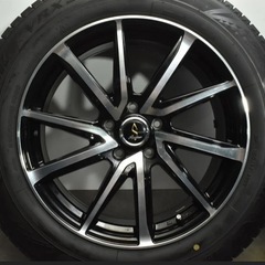 【バリ溝 美品】（値下げ中）セプティモ G01+ 18in 8J +45 PCD114.3 ブリヂストン ブリザック VRX3 225/60R18 エクストレイル CX-5 CX-8 の画像