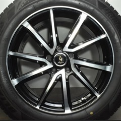 【バリ溝 美品】（値下げ中）セプティモ G01+ 18in 8J +45 PCD114.3 ブリヂストン ブリザック VRX3 225/60R18 エクストレイル CX-5 CX-8 の画像