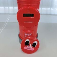 トスポおしゃべり貯金箱 ダウンタウンDX 貯金箱 赤 トスポ 貯金箱 かわいい 札幌 西野店の画像