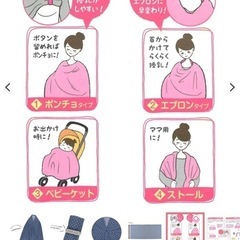 授乳ケープ　西松屋の画像