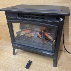 k15【QVCジャパン 赤外線ヒーター】暖炉 薪ストーブ風　DFI-5010-02の画像