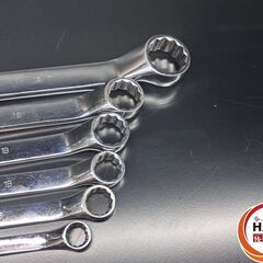 MAC TOOLS マックツール BOM22124R～BOM21011R メガネレンチ6本セット レンチ キズ有 中古 【ハンズクラフト沖縄豊見城店】の画像