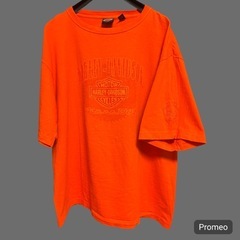 ✨美品✨ Harley-Davidson Tシャツ XL USA製 オレンジの画像