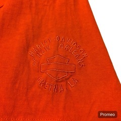 ✨美品✨ Harley-Davidson Tシャツ XL USA製 オレンジの画像