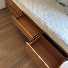 シングルベットマットレス付きの画像