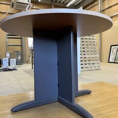 丸テーブル オフィス用 天板直径1050mm 輸入家具 アメリカ家具の画像