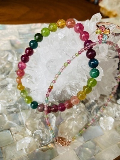 トルマリン3点セット　天然石