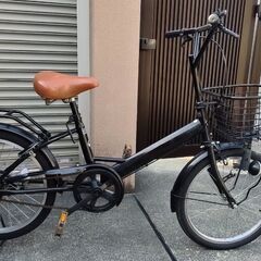 綺麗です。ダイヤルプッシュ式鍵付　20インチ自転車 の画像