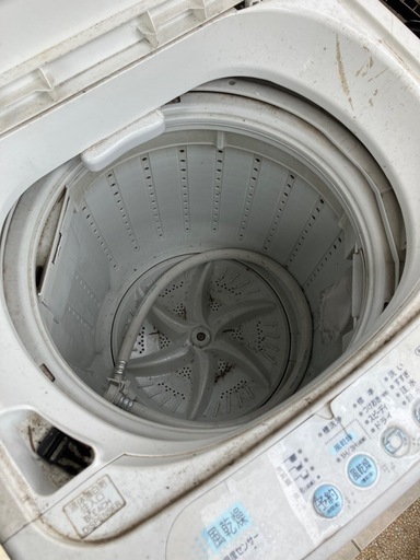 NO B473?福岡市内配送設置無料✨?洗濯機 4.5kg 部屋干し時間短縮 