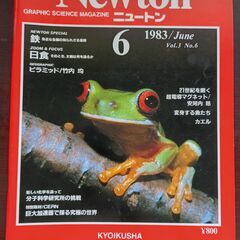 Newton 1985年３月4月5月12月 4冊　Newton 1983年3月4月5月6月7月　5冊　1988年1月4月5月　3冊の画像