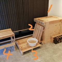 パレット 木枠　DIYに！の画像
