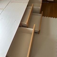 ニトリ　ベットフレーム　シングル　収納の画像