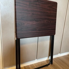 折りたたみテーブル ブラウン 在宅ワーク[ニトリ製品]の画像