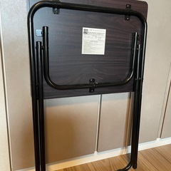 折りたたみテーブル ブラウン 在宅ワーク[ニトリ製品]の画像