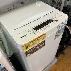 【リサイクルストアスターズ城西店】 【中古品】ハイセンス2024年製4.5Kg洗濯機の画像