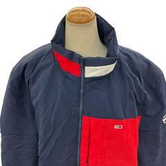 186000 現状品 TOMMY HILFIGER トミーヒルフィガー XL ジャケット TOMMY JEANS ビッグフラッグ DM0DM09528 M189320022  ネイビー　レッド メンズ [1000023072649]の画像